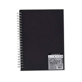 Daler-Rowney Ebony Spiral Black Paper Sketchbook Portrait A4 - Al Masam Stationery LLC